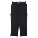 DICKIES Cargo Mens Trousers Black Regular Straight W30 L30