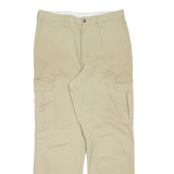 DICKIES Cargo Mens Trousers Beige Regular Straight W33 L31