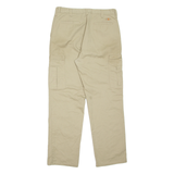 DICKIES Cargo Mens Trousers Beige Regular Straight W33 L31