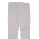 DICKIES Chino Mens Trousers Grey Regular Straight W34 L31