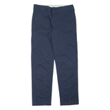 DICKIES Chino Mens Trousers Blue Regular Straight W30 L30