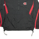 CHAMPION Mens Windbreaker Jacket Black L