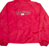 POLO RALPH LAUREN Mens Track Jacket Red Nylon Hooded M