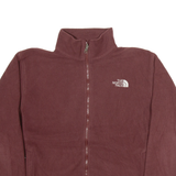 THE NORTH FACE Mens Fleece Jacket Maroon M