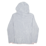 REEBOK Womens Fleece Jacket Purple Hooded M