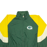 LOGO 7 Green Bay Packers Mens Shell Jacket Green USA Colourblock L