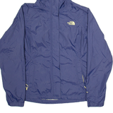 THE NORTH FACE Womens Rain Coat Purple Hooded S