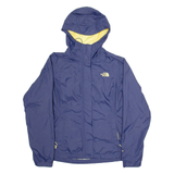 THE NORTH FACE Womens Rain Coat Purple Hooded S