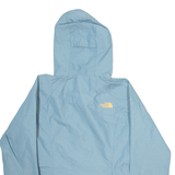 THE NORTH FACE Womens Rain Coat Blue Hooded XS