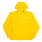 CHAMPION Mens Track Jacket Orange Hooded S