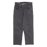 LEVI'S 501 Jeans Womens Grey Regular Straight W28 L23
