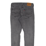 LEVI'S 512 BIG E Jeans Mens Grey Slim Tapered W34 L34