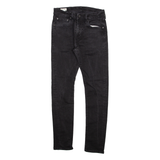 LEVI'S 519 BIG E Jeans Mens Black Slim Skinny W32 L32