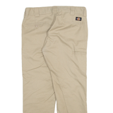 DICKIES Mens Trousers Beige Slim Tapered W32 L30