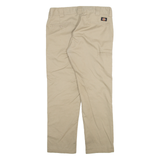 DICKIES Mens Trousers Beige Slim Tapered W32 L30