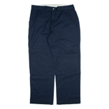 DICKIES Mens Trousers Blue Regular Straight W38 L32