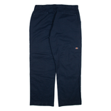 DICKIES Mens Trousers Blue Regular Straight W38 L32