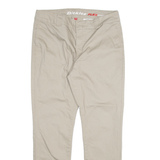 DICKIES Womens Trousers Beige Slim Tapered W31 L29