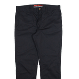 DICKIES Mens Trousers Black Regular Straight W36 L30