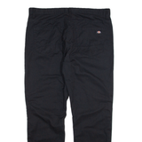 DICKIES Mens Trousers Black Regular Straight W36 L30