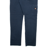DICKIES Mens Trousers Blue Slim Straight W32 L32