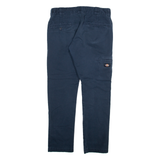 DICKIES Mens Trousers Blue Slim Straight W32 L32