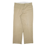 DICKIES Mens Trousers Beige Relaxed Straight W34 L29