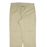 DICKIES Mens Trousers Beige Regular Straight W38 L34