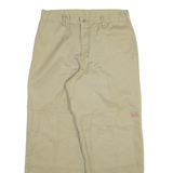DICKIES Mens Trousers Beige Relaxed Straight W32 L30
