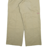 DICKIES Mens Trousers Beige Relaxed Straight W32 L30