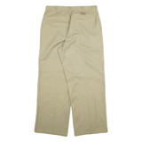 DICKIES Mens Trousers Beige Relaxed Straight W32 L30