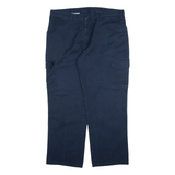 DICKIES Cargo Mens Trousers Blue Regular Straight W38 L30