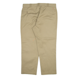DICKIES Mens Trousers Beige Regular Straight W40 L30