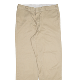 DICKIES Mens Trousers Beige Regular Straight W36 L34