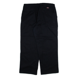 DICKIES Mens Trousers Black Relaxed Straight W38 L30