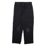 DICKIES Cargo Mens Trousers Black Regular Straight W30 L27