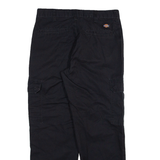 DICKIES Cargo Mens Trousers Black Regular Straight W30 L27