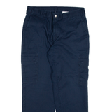 DICKIES Cargo Mens Trousers Blue Regular Straight W34 L30
