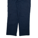 DICKIES Cargo Mens Trousers Blue Regular Straight W34 L30