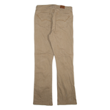 DICKIES Womens Trousers Beige Slim Bootcut W30 L31