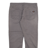 DICKIES Mens Trousers Grey Slim Tapered W34 L30