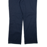 DICKIES Womens Trousers Blue Regular Straight W36 L32