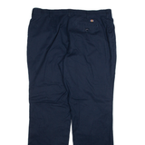 DICKIES Womens Trousers Blue Regular Straight W36 L32