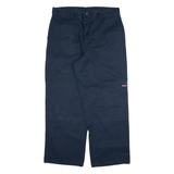 DICKIES Mens Trousers Blue Relaxed Straight W36 L30