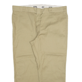 DICKIES 874 Workwear Mens Trousers Beige Regular Straight W42 L28