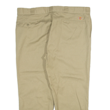 DICKIES 874 Workwear Mens Trousers Beige Regular Straight W42 L28