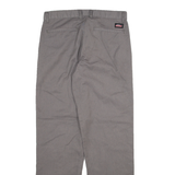 DICKIES Mens Trousers Grey Regular Straight W31 L32