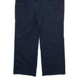 DICKIES Cargo Womens Trousers Blue Regular Straight W36 L31