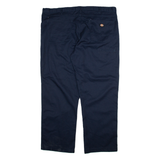 DICKIES Mens Trousers Blue Regular Straight W44 L31