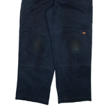 DICKIES Mens Trousers Black Loose Straight W38 L29